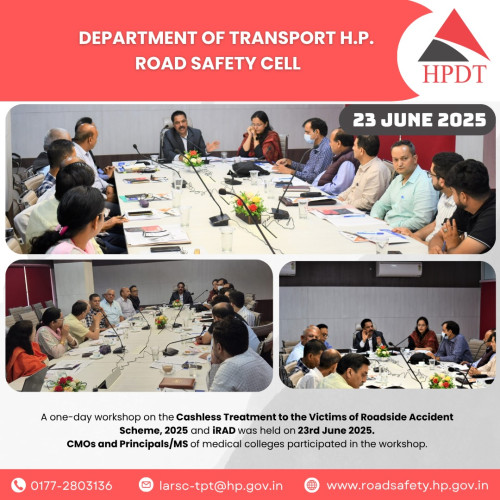 Workshop on Road Safety for the officers of Health Department